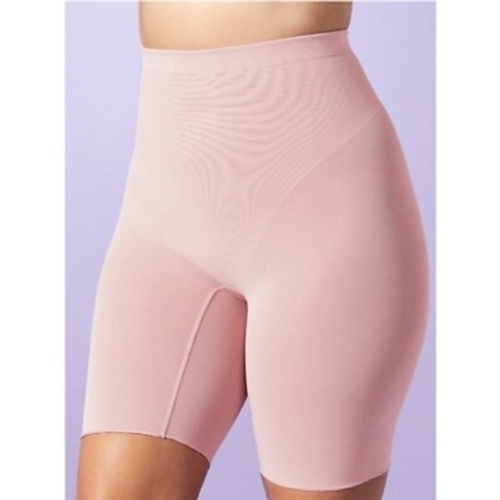 Fabletics Yitty Mesh Me Smoothing High-Waist Shapewear Mid-Thigh Short XL